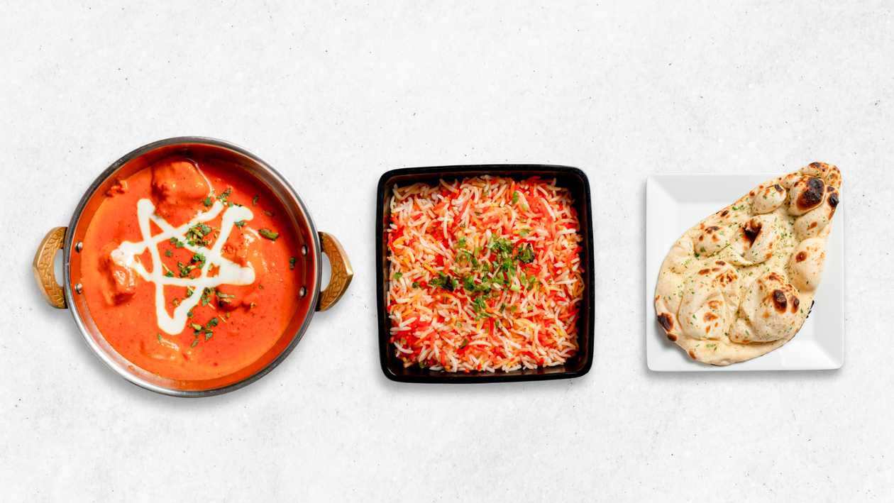 Chicken Tikka Masala with Rice + Free Naan