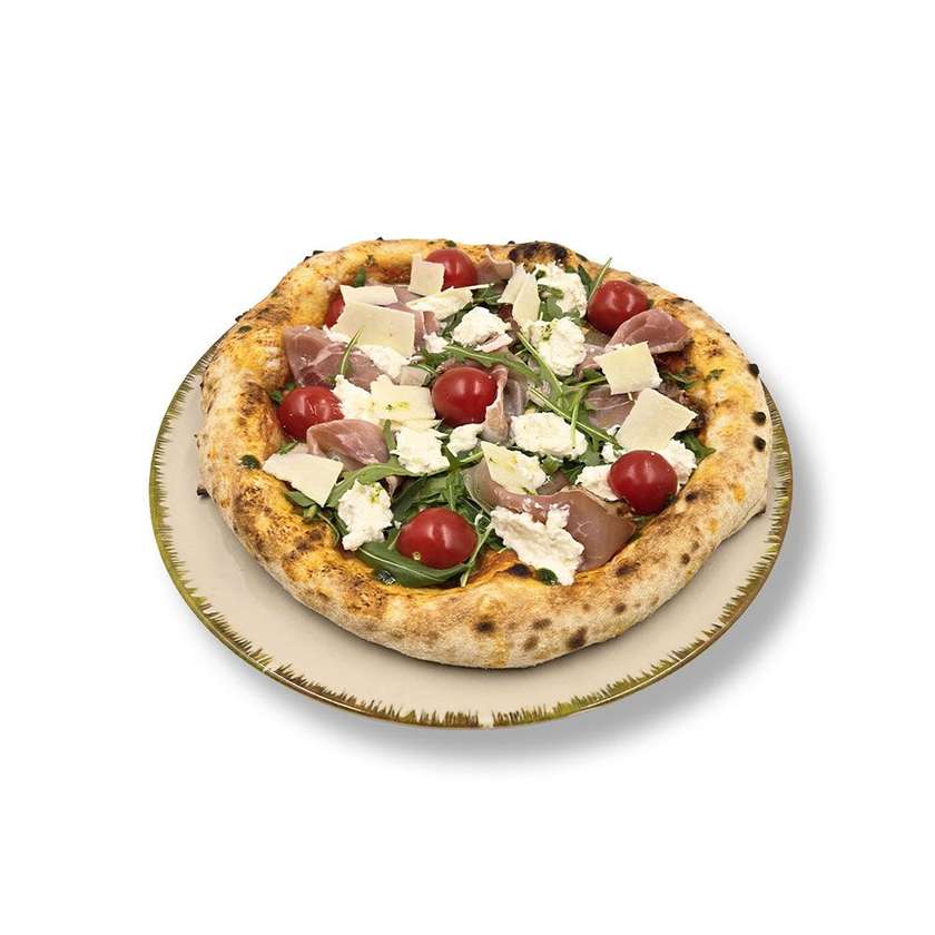 Pizza Speck Crudo