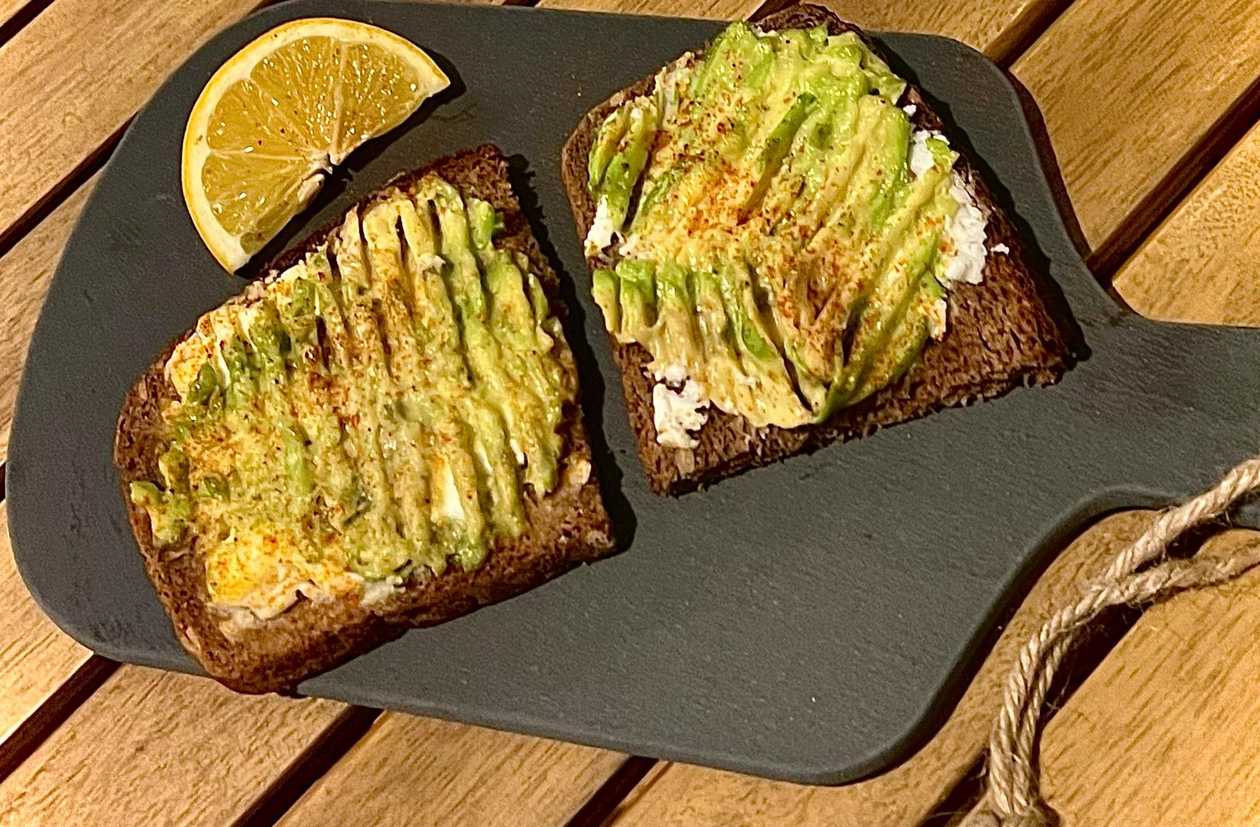 Avocado Toast with Vegan Cheese
