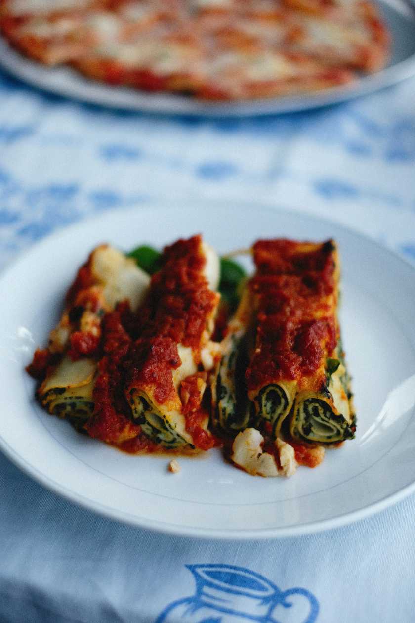 Spinach Canelloni