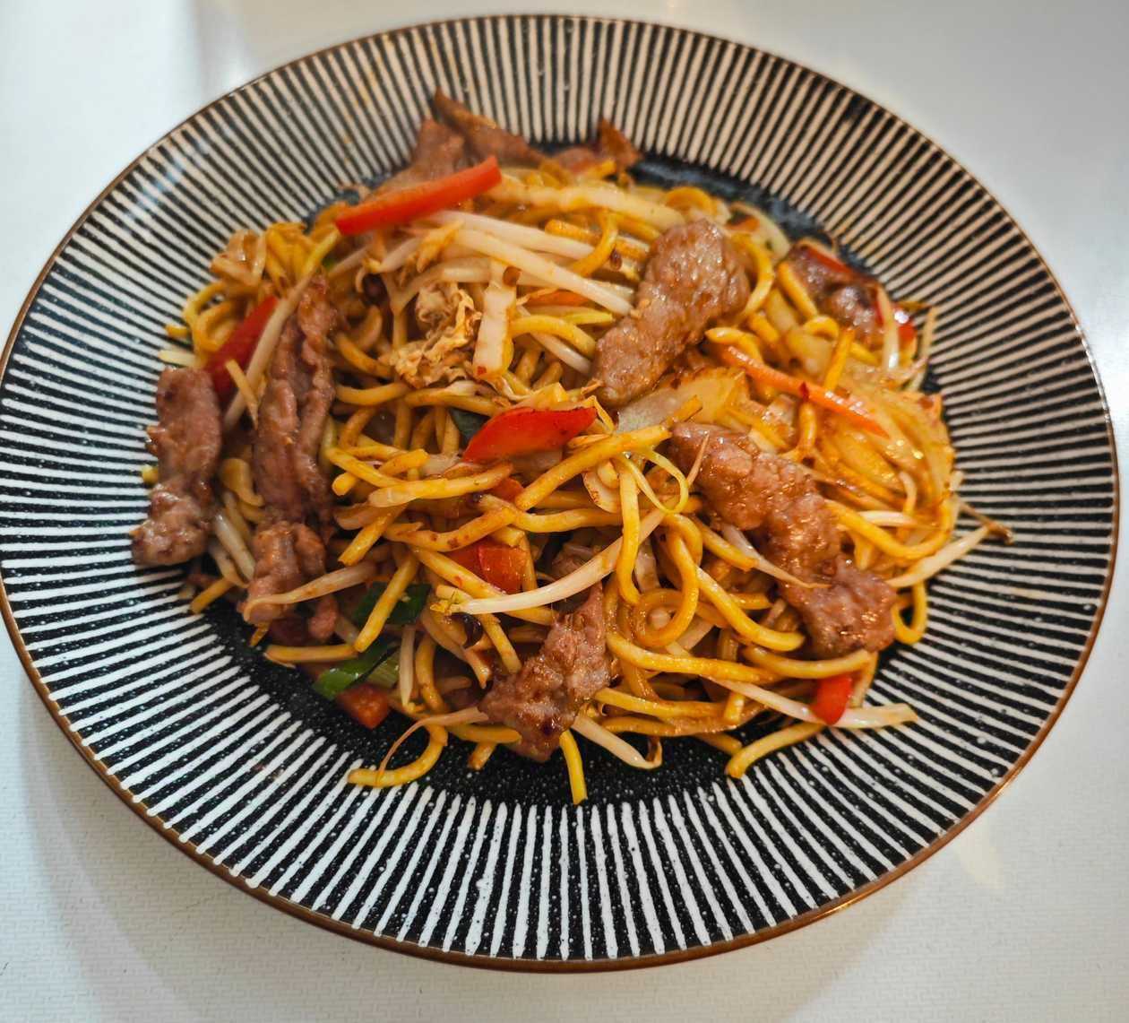Udon s hovězím masem