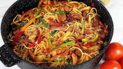 Beef or Chicken Noodles or Spaghetti