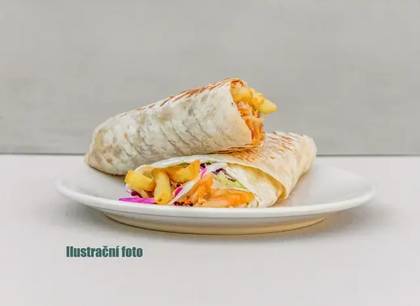 Dürüm Kebab Velký s Hranolkami