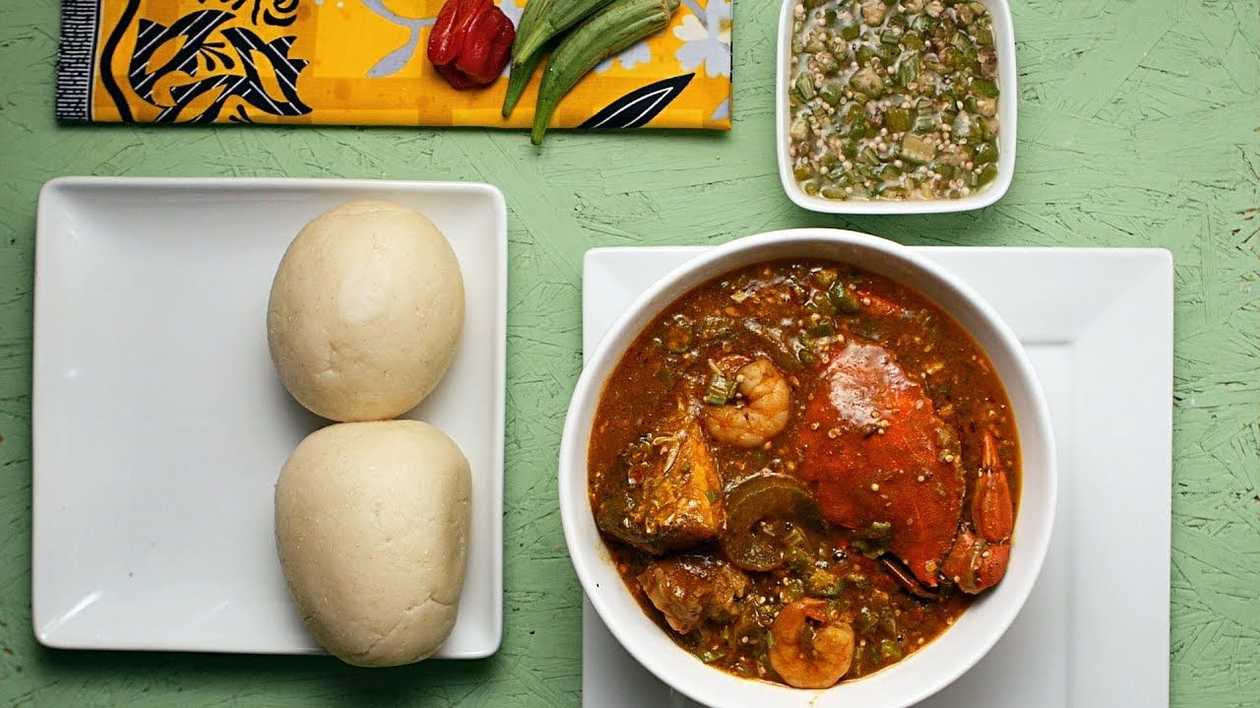 Okro Soup, Goat Meat