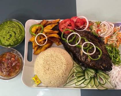 Attieke with Tilapia
