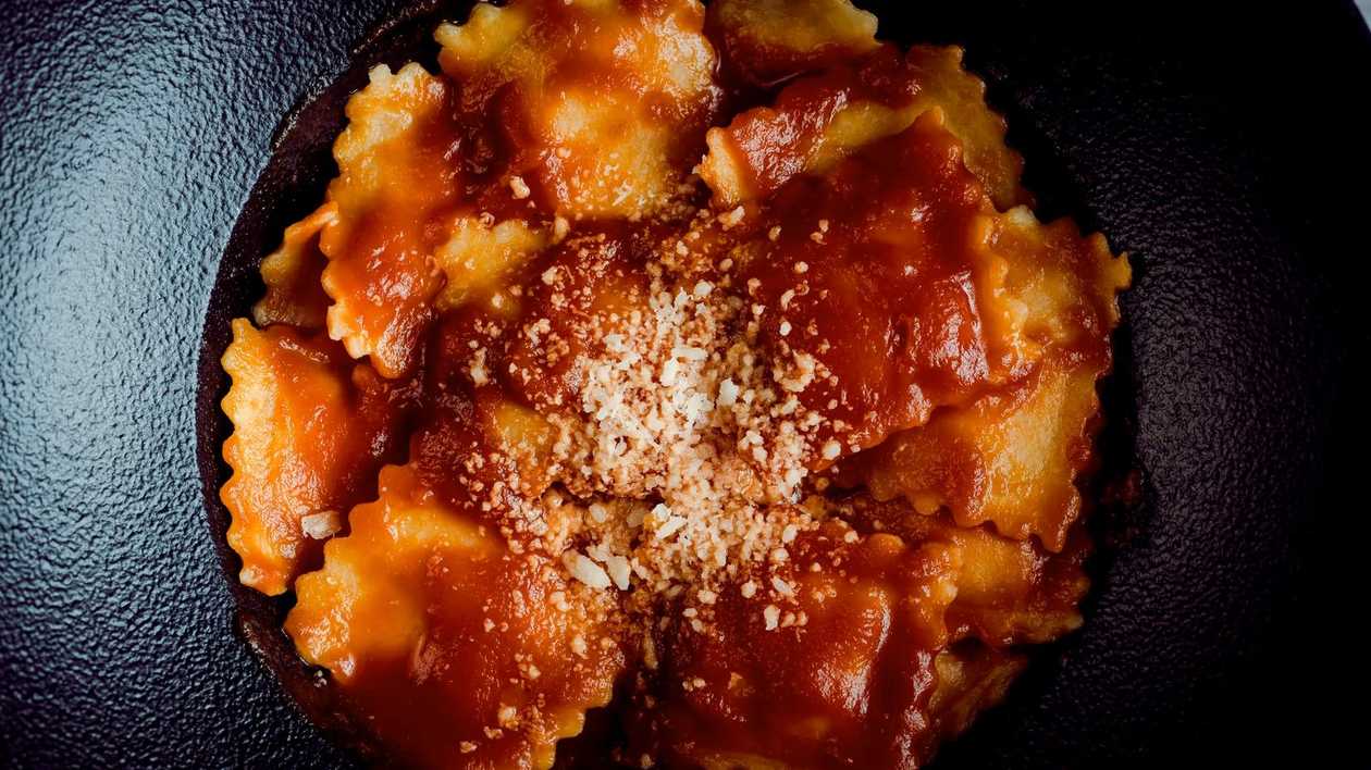 Ravioli di Spinaci al Pomodoro