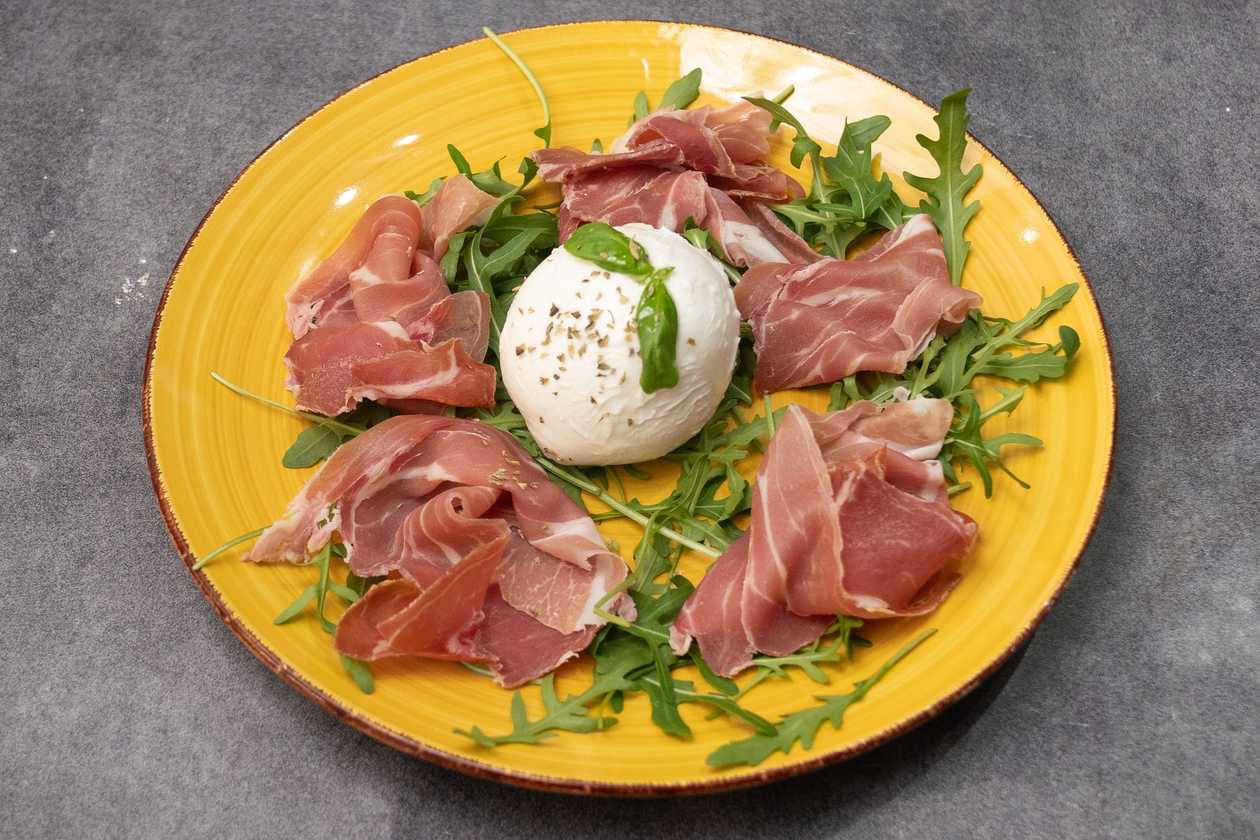 Parma Ham and Fresh Mozzarella Di Bufala