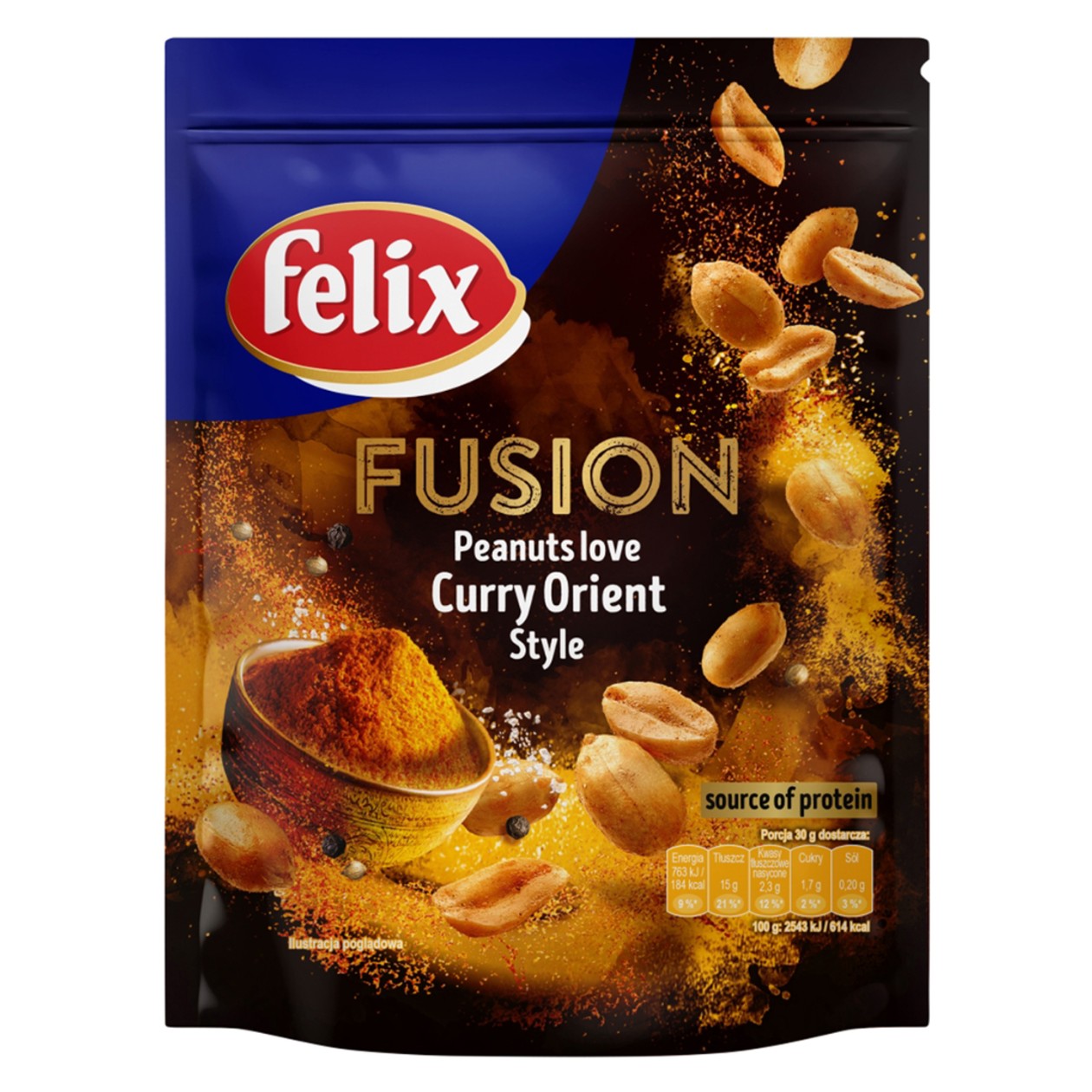 Orzeszki Fusion Curry Orient Felix 150g (expires soon)