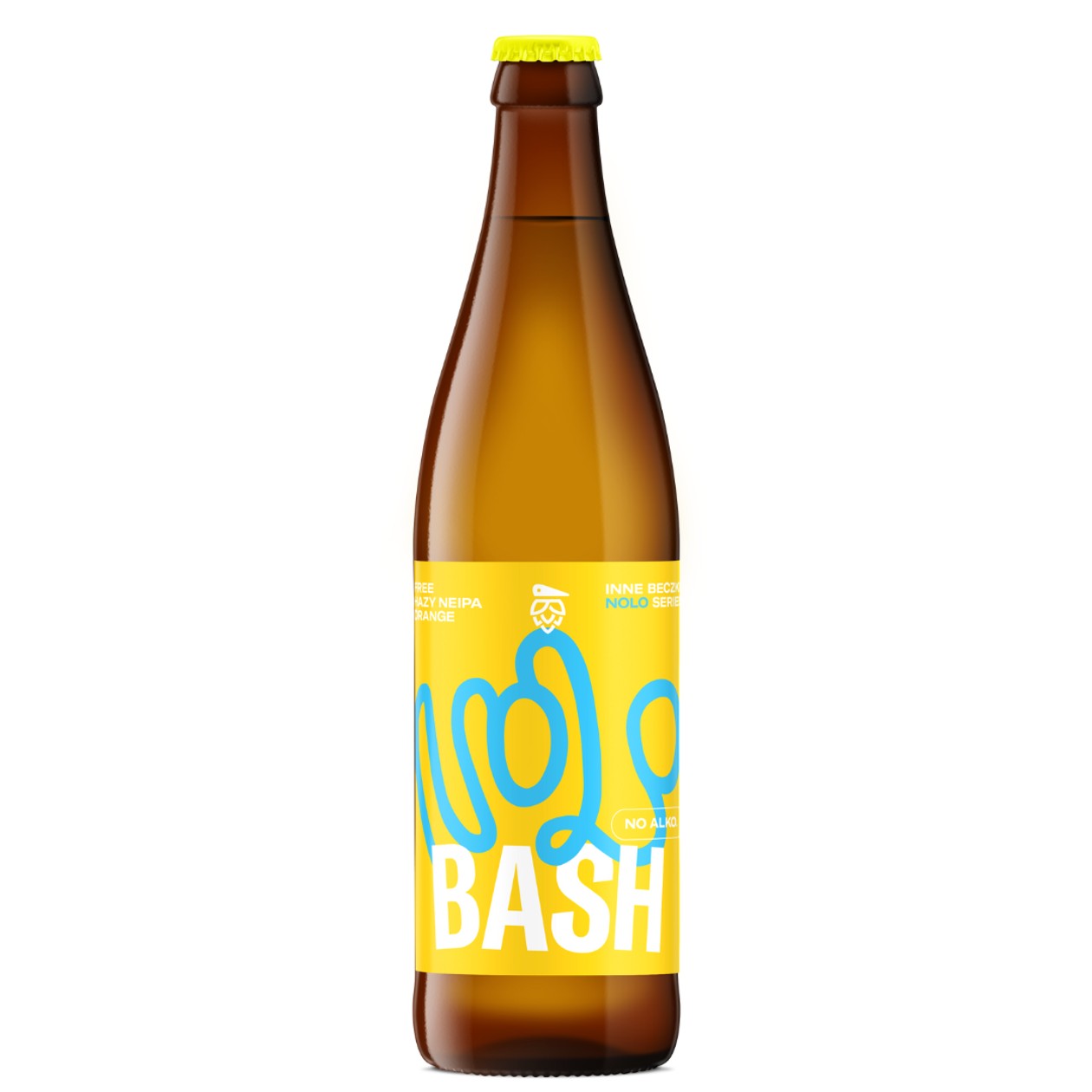 Piwo Bezalkoholowe Bash Hazy NEIPA Orange NoLo Inne Beczki 0.5l (expires soon)