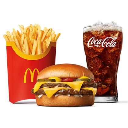 DOUBLE CHEESEBURGER MENU