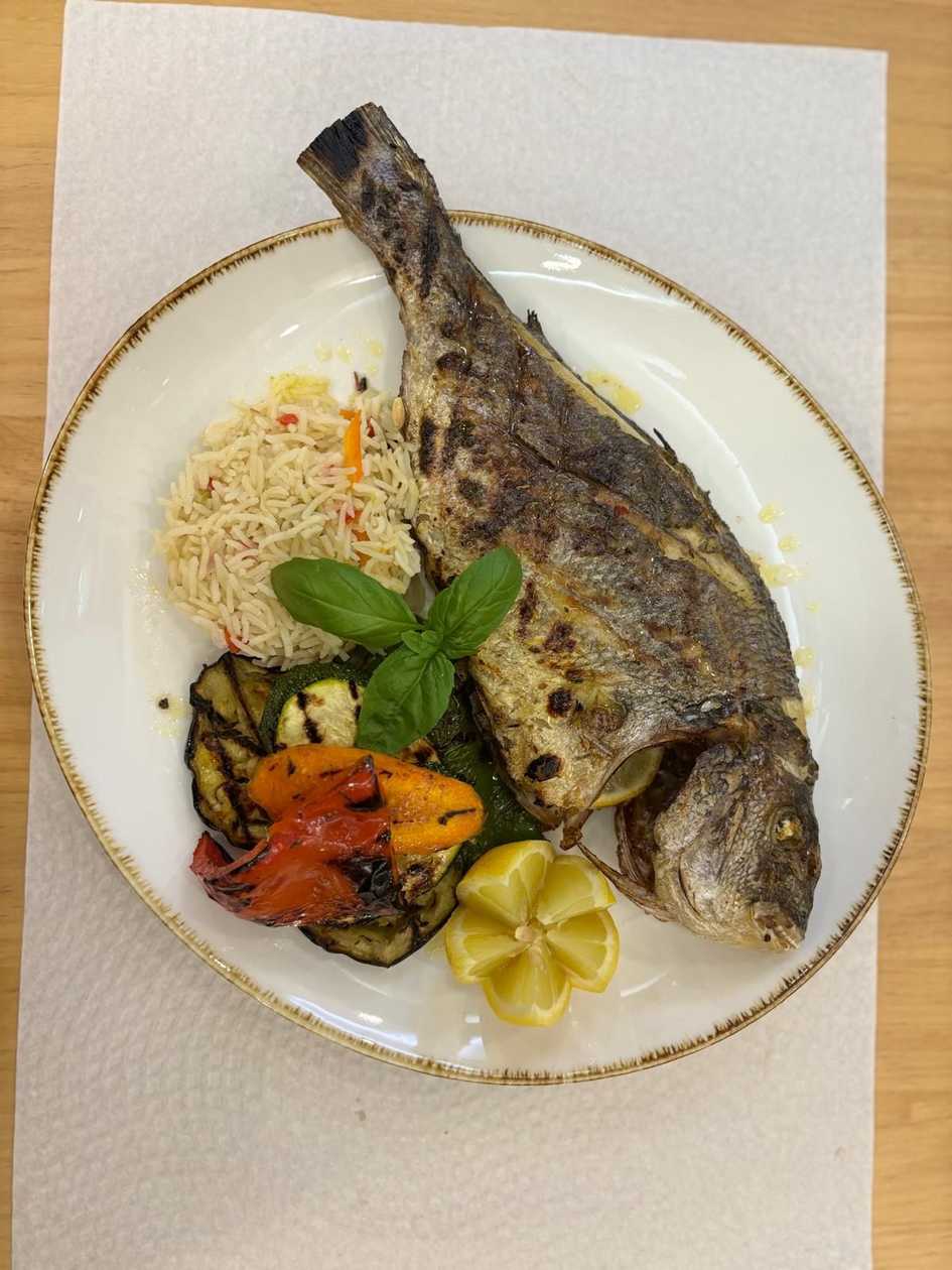 Grilled Sea Bass