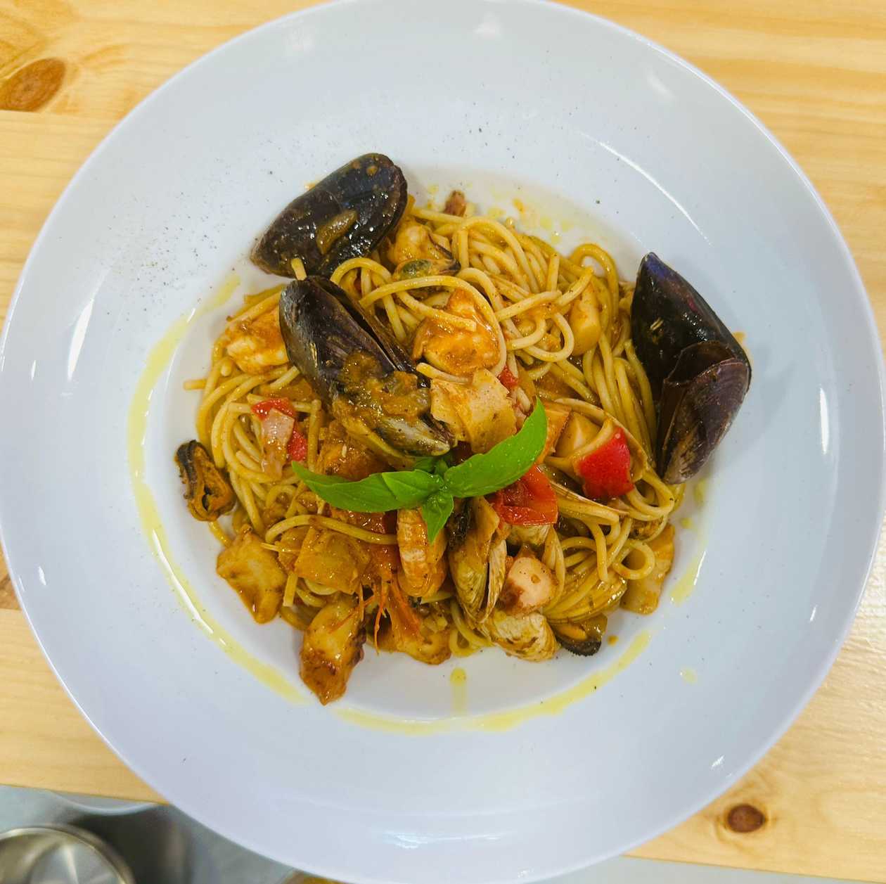 Spaghetti with Seafood