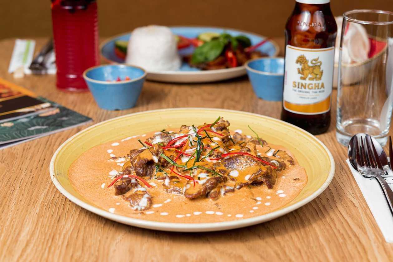 Panang Curry z Wołowiną