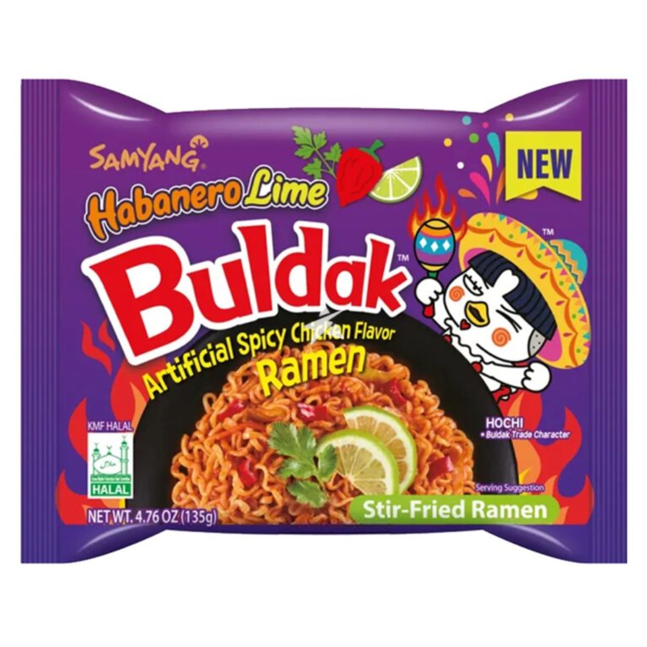 Soup Ramen Habanero&Lime SamYang Buldak 135g (expires soon)