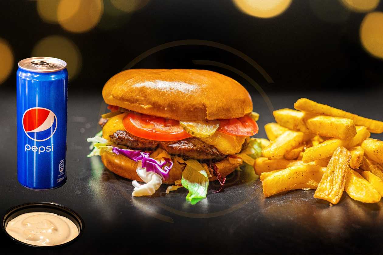Meniu Cheesy Burger