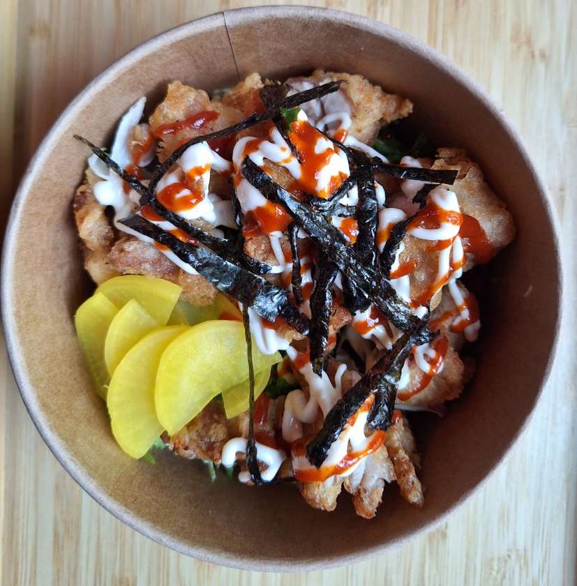 Plain chicken spicy mayo cupbap