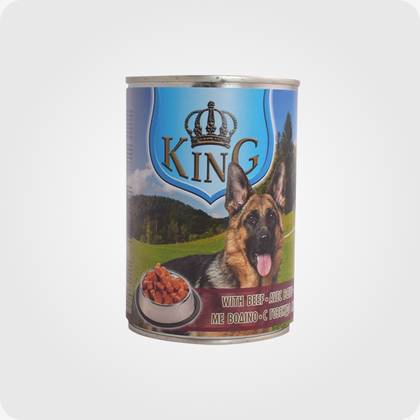 Canned Dog King Dog Beef (1240 G)