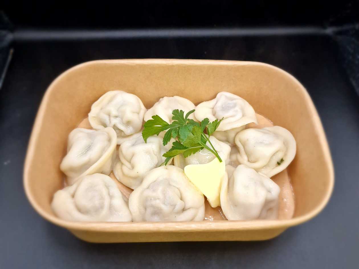 Dumplings with pork-beef