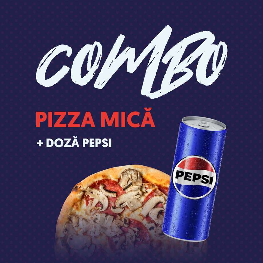 Combo Pizza Mica + Doza Pepsi