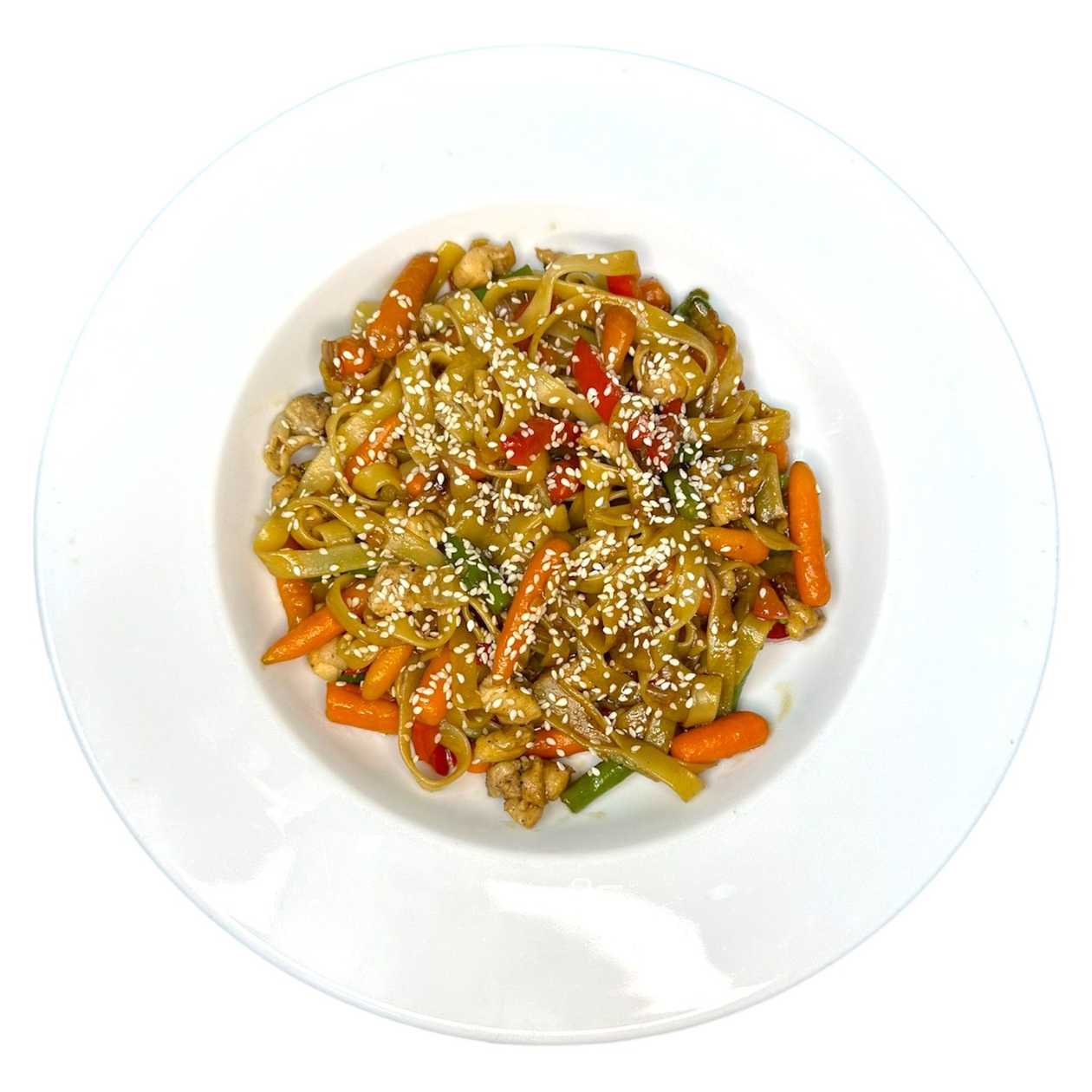 Pasta with Teriyaki Chicken and Vegetables
