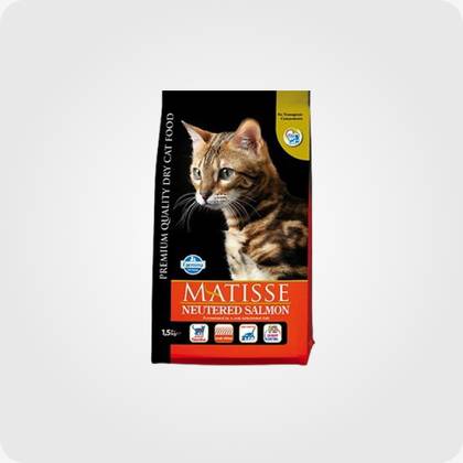 Matisse, With Salmon. For Castrated And Sterilized Cats 1 Kg (Weighed)