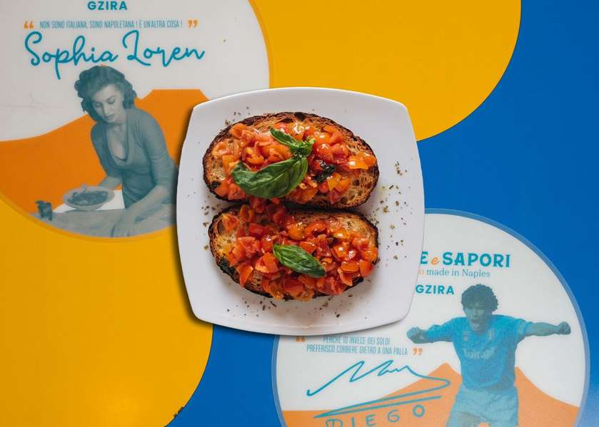 Bruschetta Pomodorino, Origano E Basilico