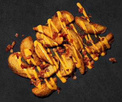 Batatas com Queijo e Bacon