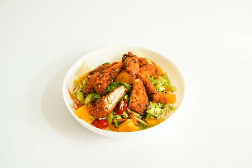 Crispy Orange Chicken Salad