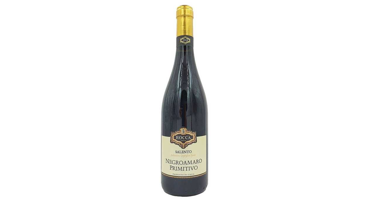Dry Red Wine, Rocca Negroamaro Primitivo Salento