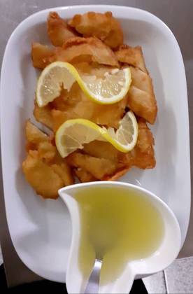 58. Frango Frito com Molho de Limão