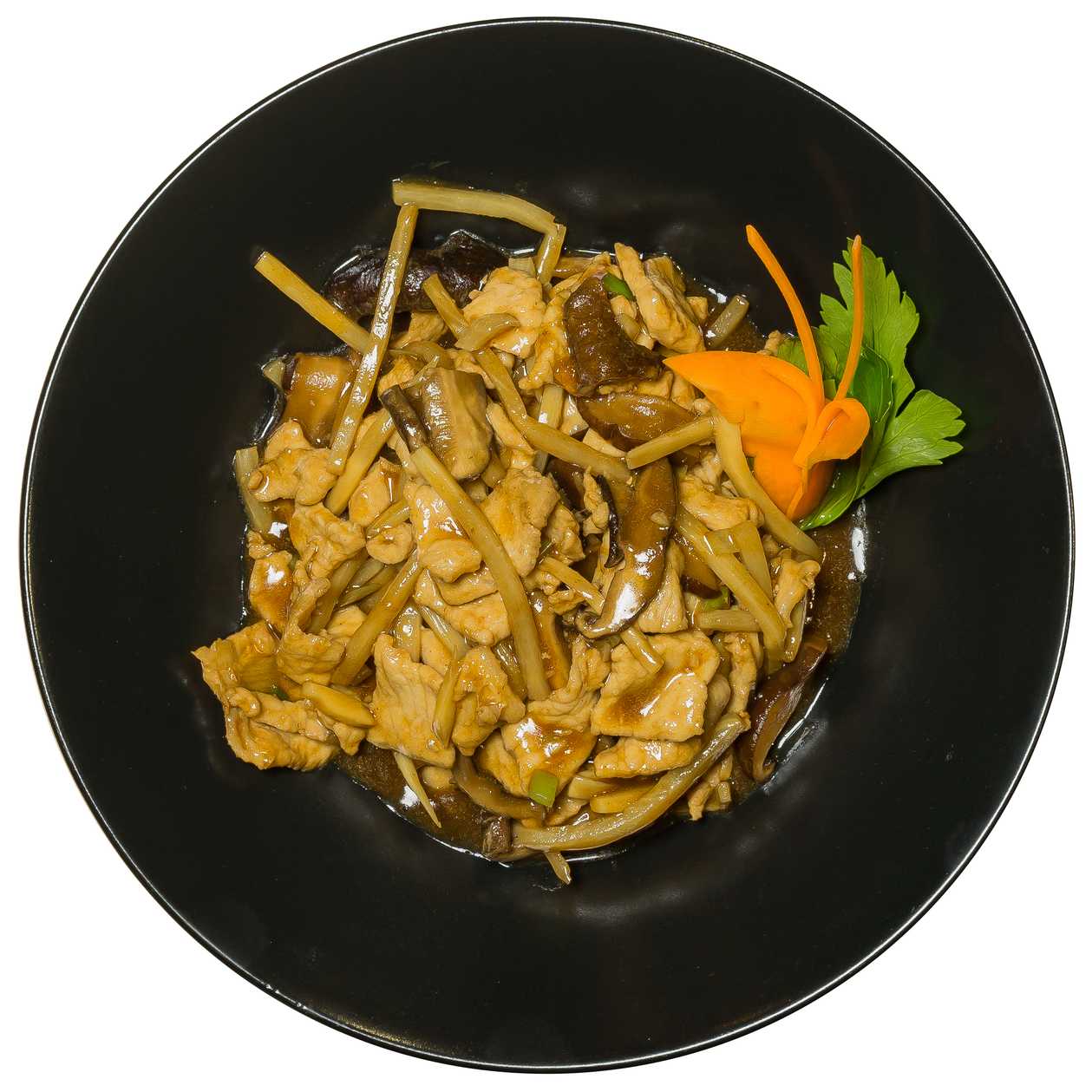 D22 Chicken with bamboo and mushrooms XIANGGU