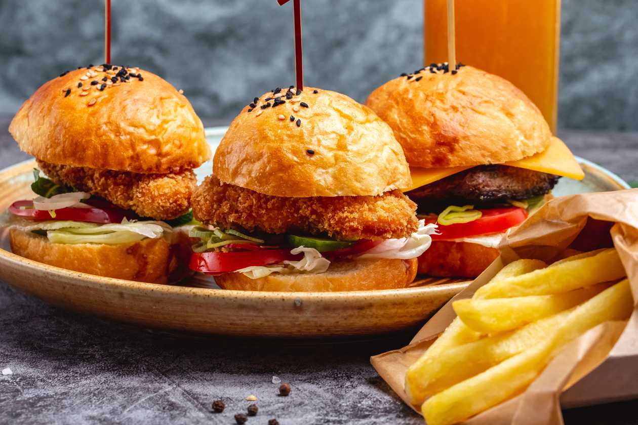 Crispy burger