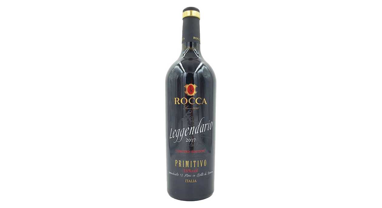 Dry Red Wine, Rocca Primitivo Salento Leggendario