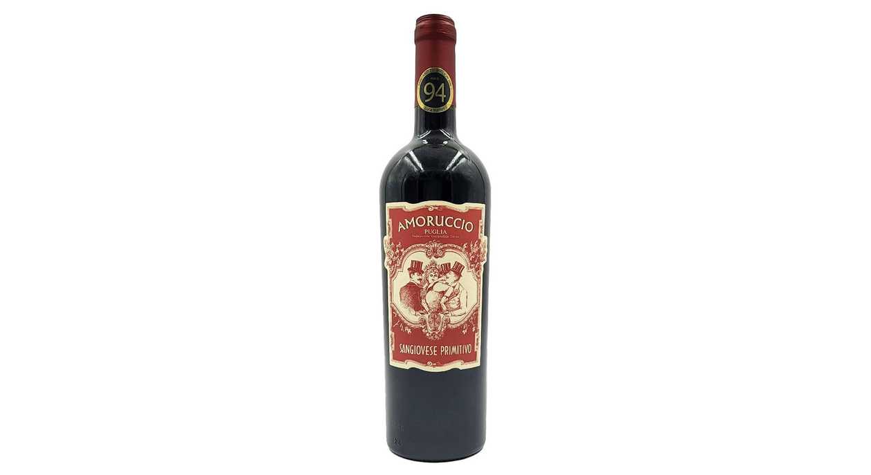 Dry Red Wine, Sangiovese Primitivo Puglia Amoruccio