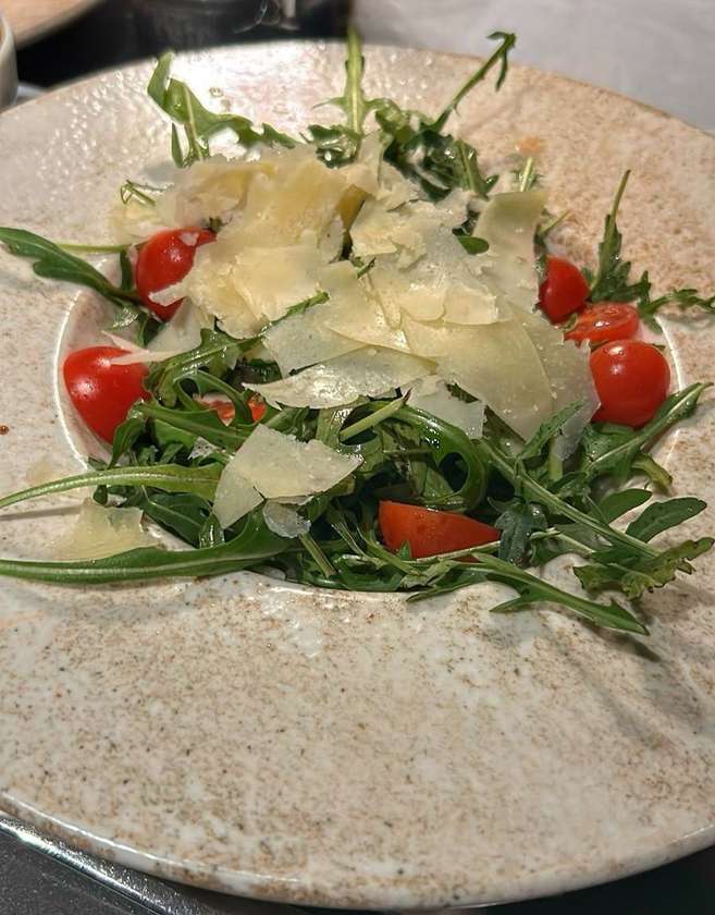 Parmigiano, Arugula and Cherry Tomato Salad