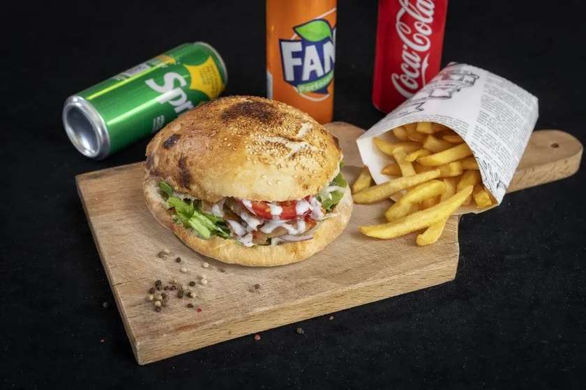 Large Beef-Turkey Mixed Kebab Meal