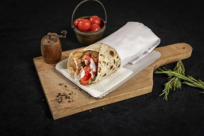 Large Mixed Beef-Turkey Shawarma