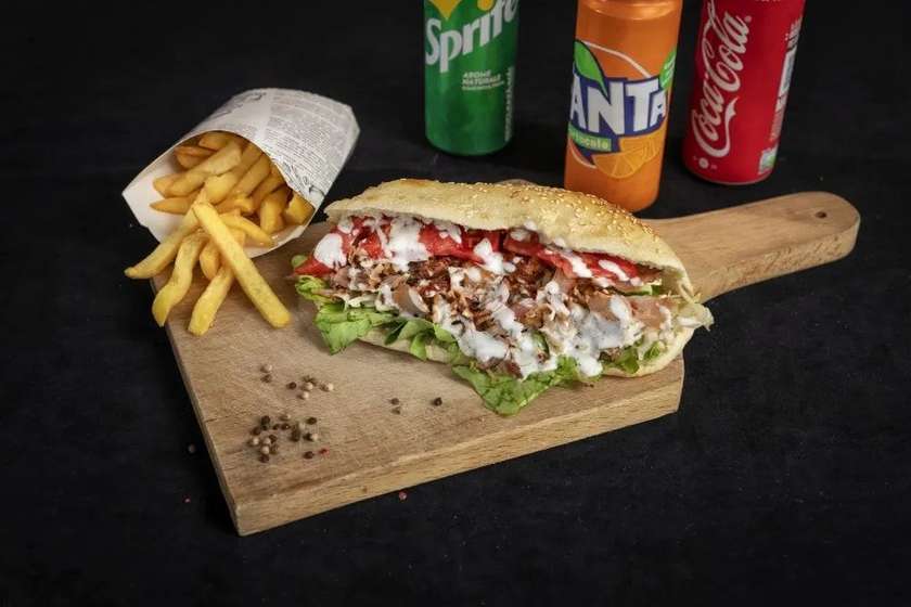 Medium Beef-Turkey Mixed Kebab Meal