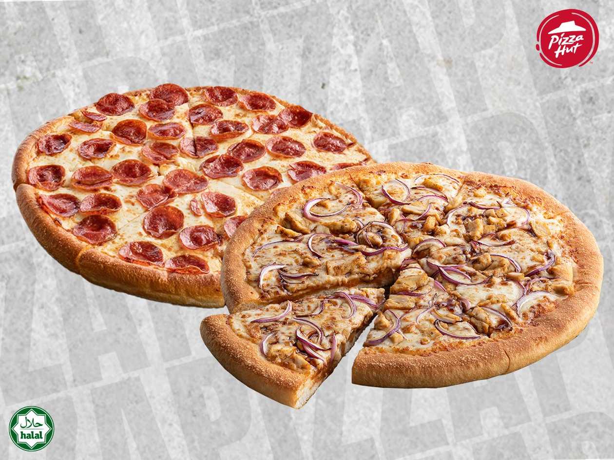 2 Medium Pan Pizzas 🔥💚