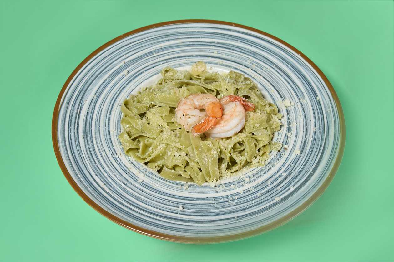 Tagliatelle Krewetkowe