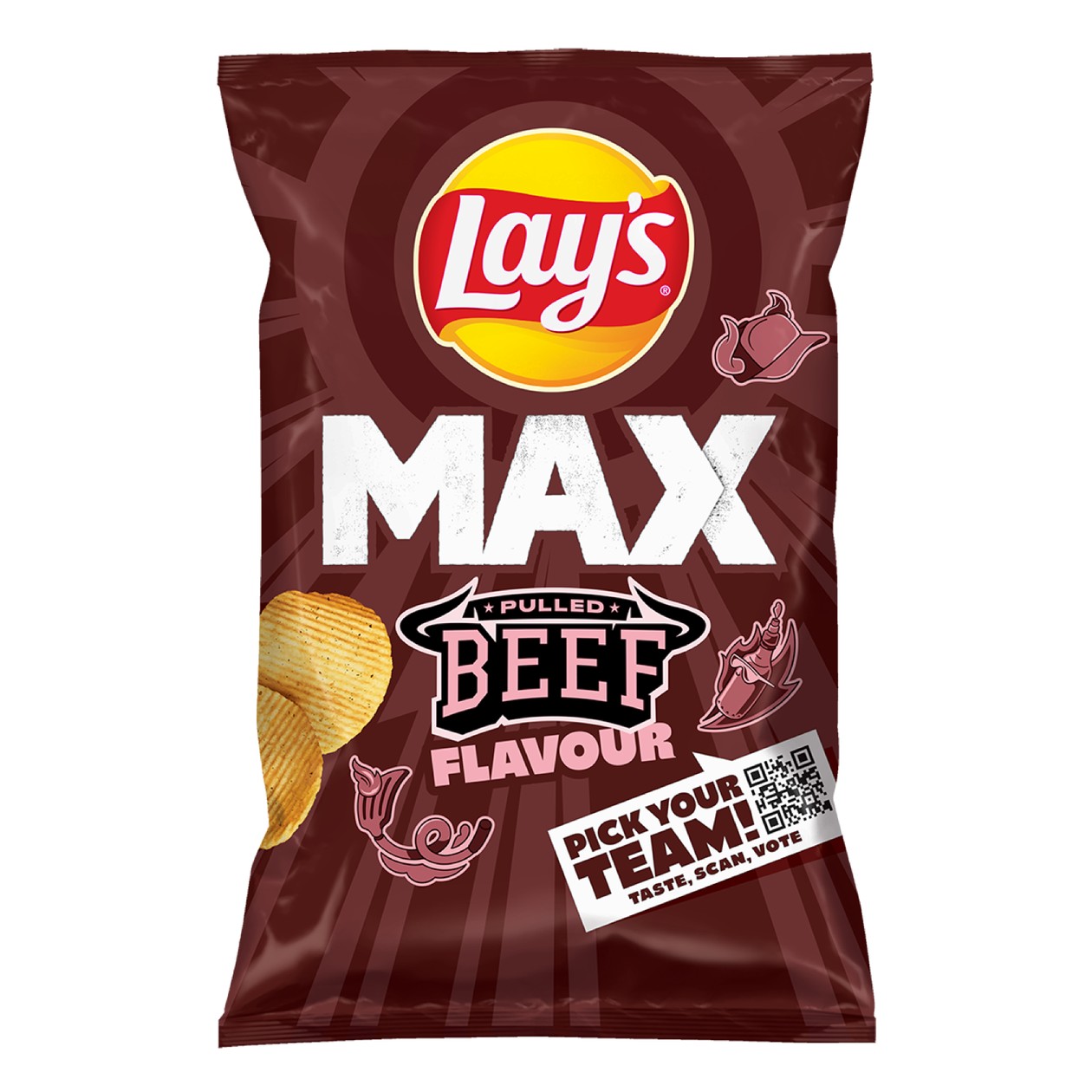 Lay's, rebitud loomaliha maitselised sakilised kartulikrõpsud, 120g (aegub peagi)
