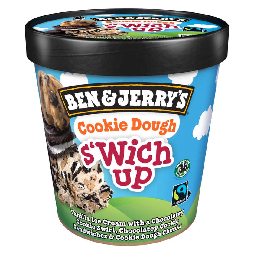 B&J Cookie Dough Switch Up 465ml