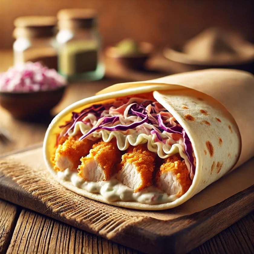 Small Crispy Chicken Shawarma