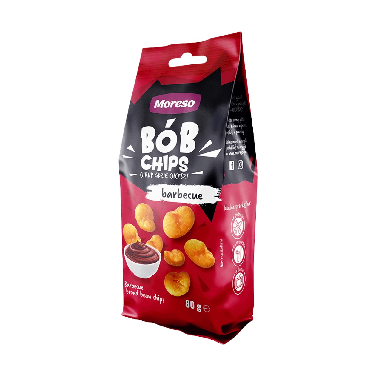 Moreso Broad Beans Chips Bbq 80g