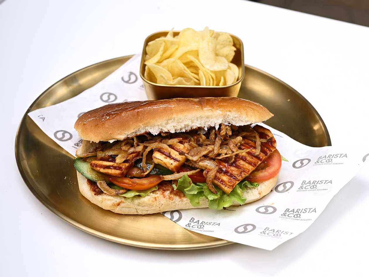 BBQ Halloumi Panini