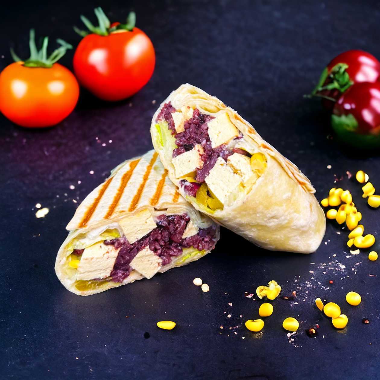 Vegan Tofu Burrito