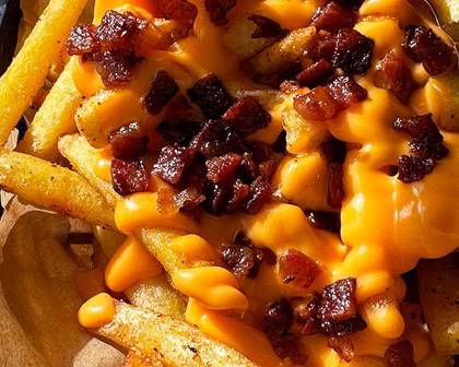 Country Potatoes with Cheddar & Bacon