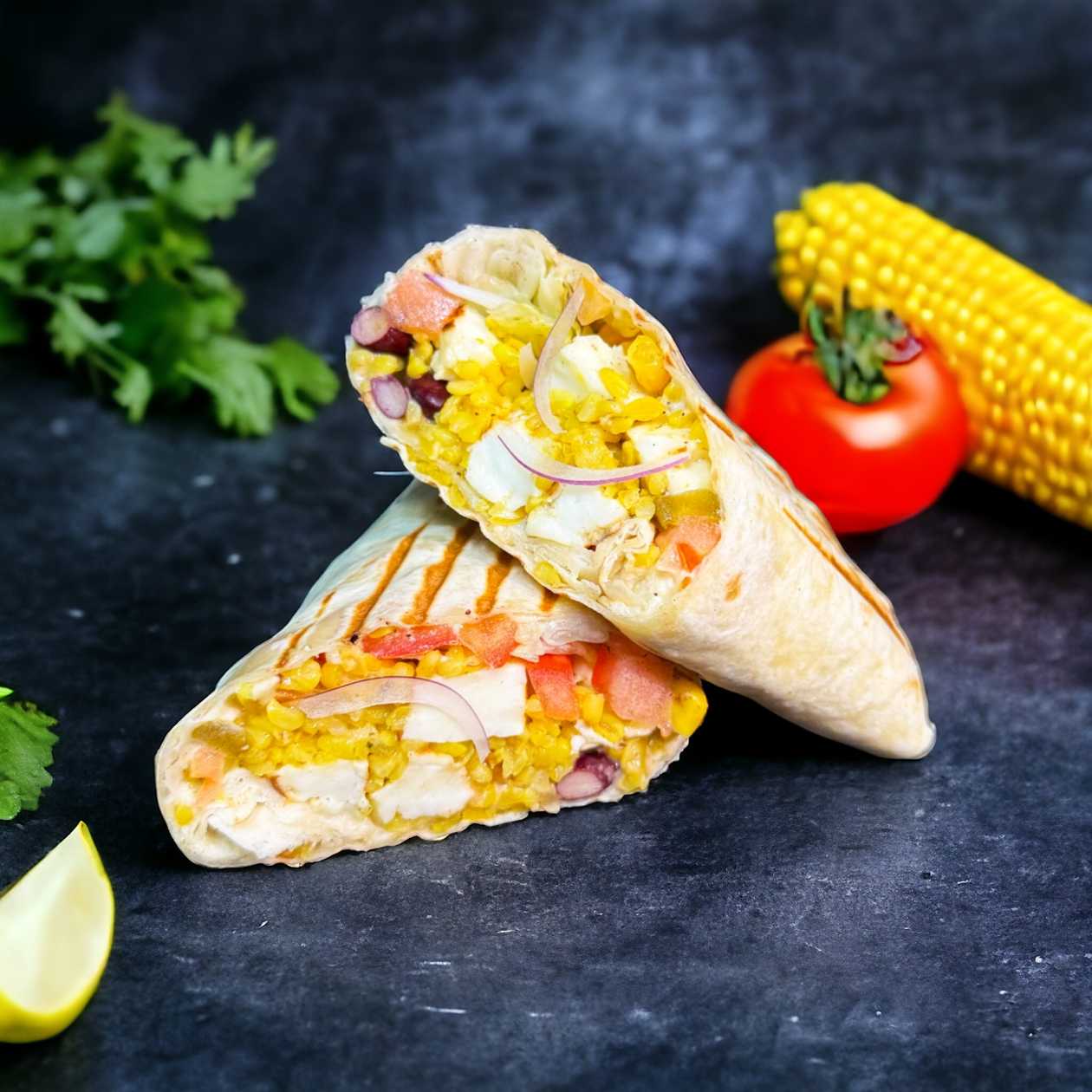Veggie Halloumi Burrito