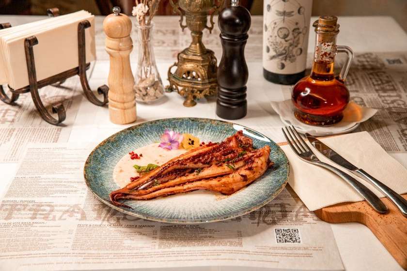 Grilled Squid Tentacles