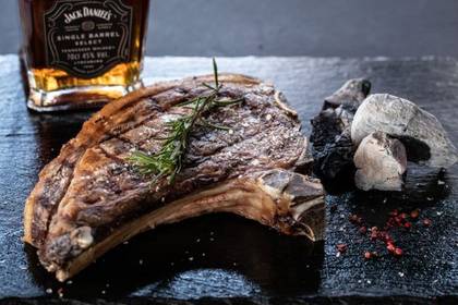Beef Ribeye on the Bone, Aged in Whiskey